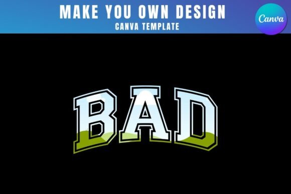Bad Canva Frame Template Design: Graphics for Real Local Branding