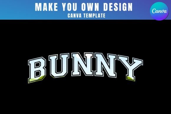 Bunny Canva Frame Template Design: Graphics for Whimsical Canva Projects