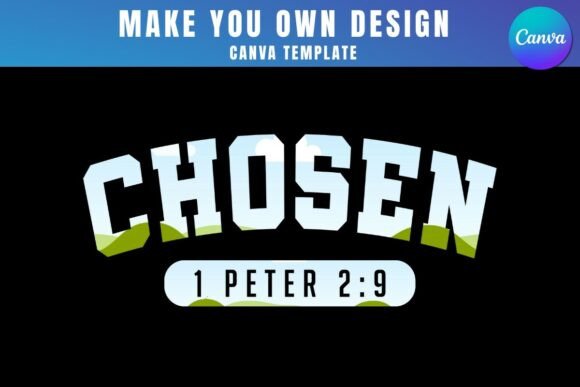 Chosen Canva Frame Template Design: Graphics for Real Local Branding