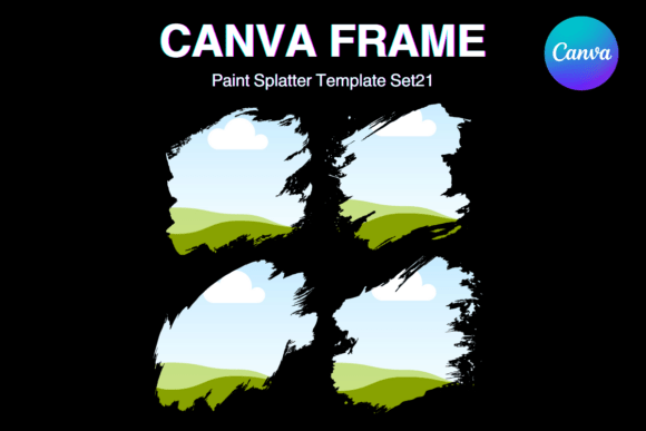 Paint Brush Brush Stroke Canva Frame_21